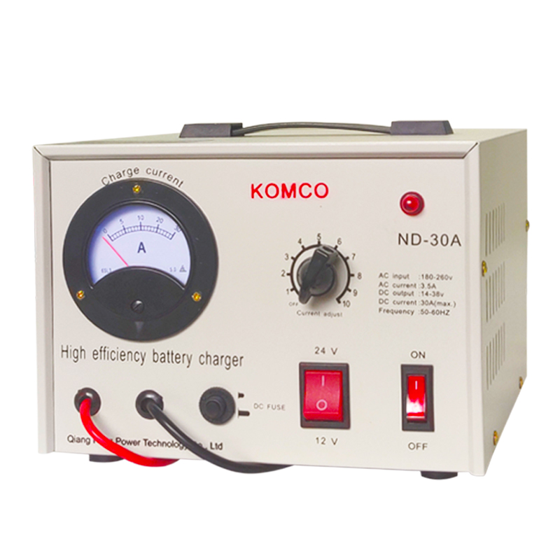 KOMCO AGM bắt đầu vàngăn chặn bộ sạc đồngnguyên chất ô tô 12V24V Bộ sạc pin thông minh với công suất cao.